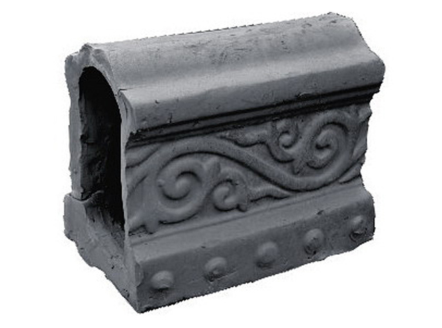 小青瓦,青瓦配件,仿古青筒瓦