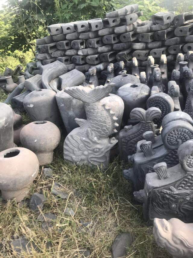 小青瓦,青瓦配件,仿古青筒瓦